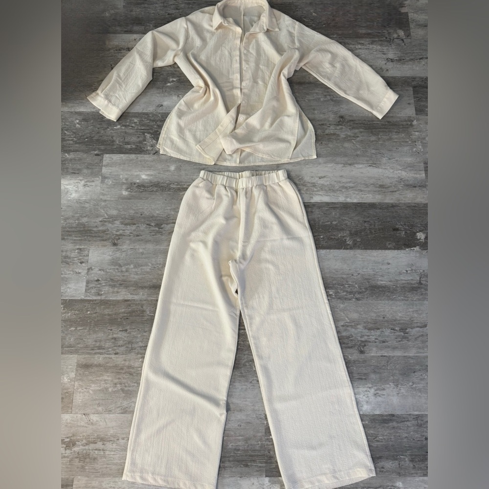 Casual Women's Pants & Blouse Set